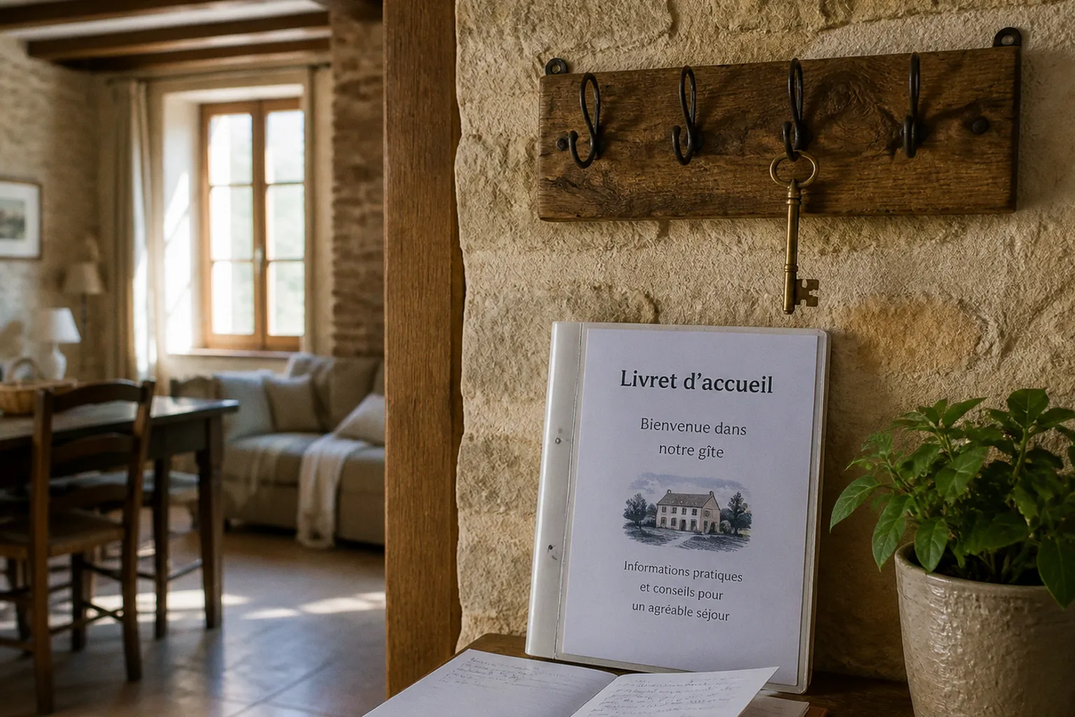 Livret d'accueil de gîte : le modèle rapide à remplir