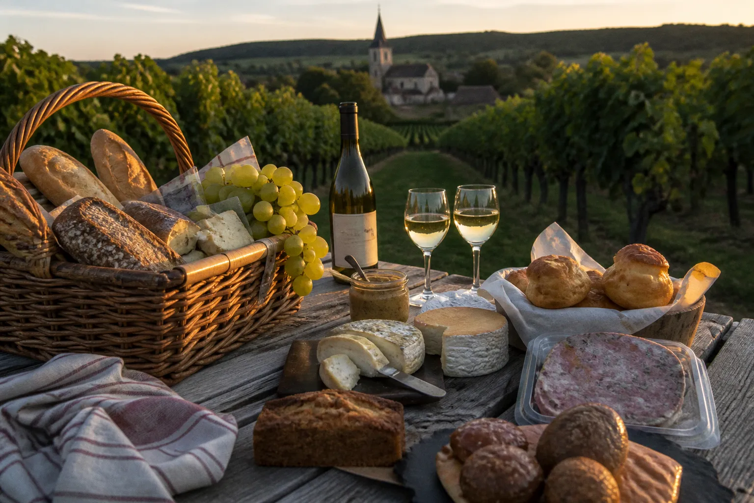Pique-nique terroir en Bourgogne : guide de composition