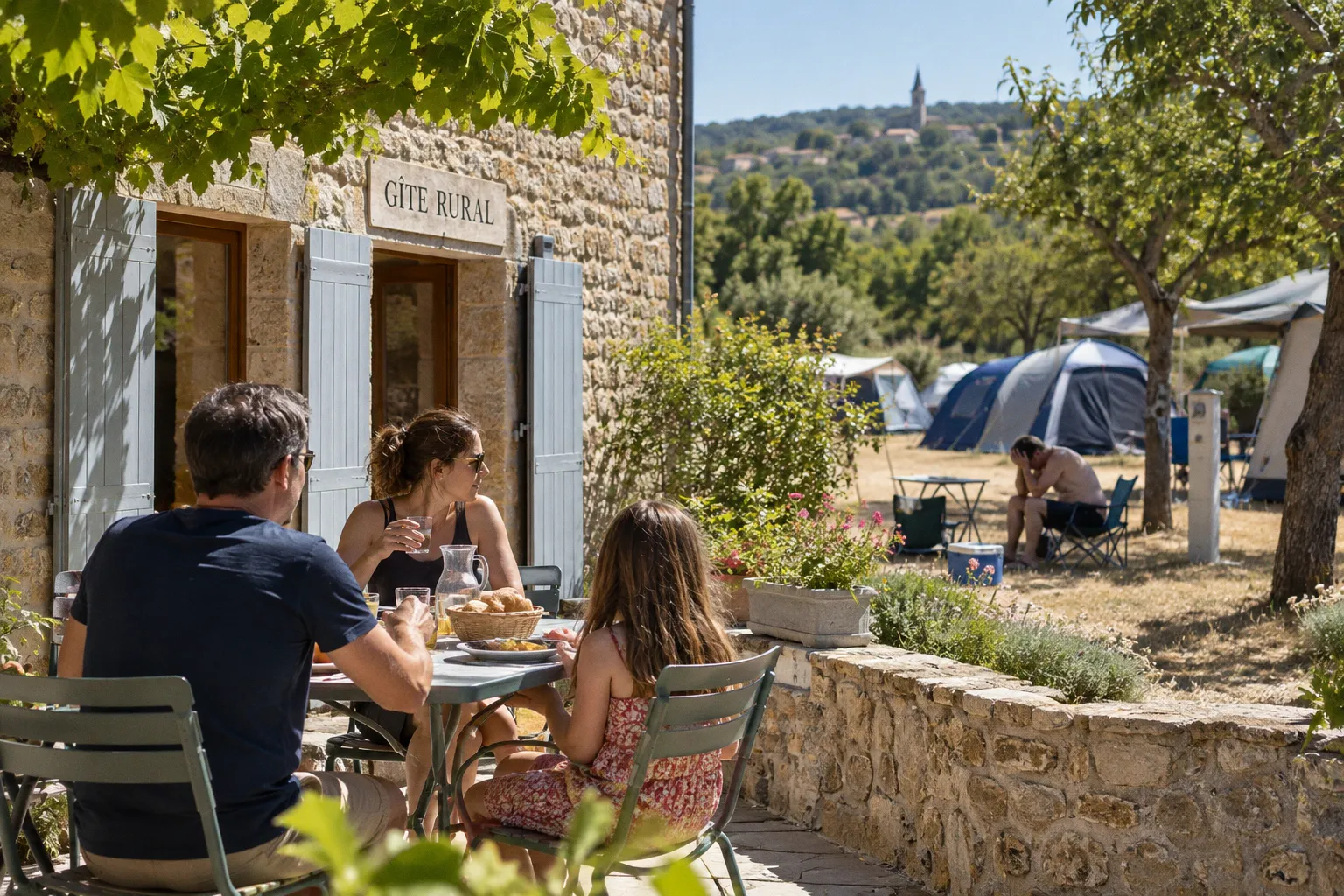 Pourquoi les gîtes en pierre surpassent les campings face aux fortes chaleurs