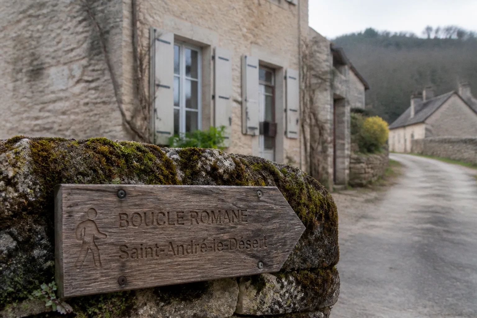 Saint-André-le-Désert à pied : itinéraire de la boucle romane